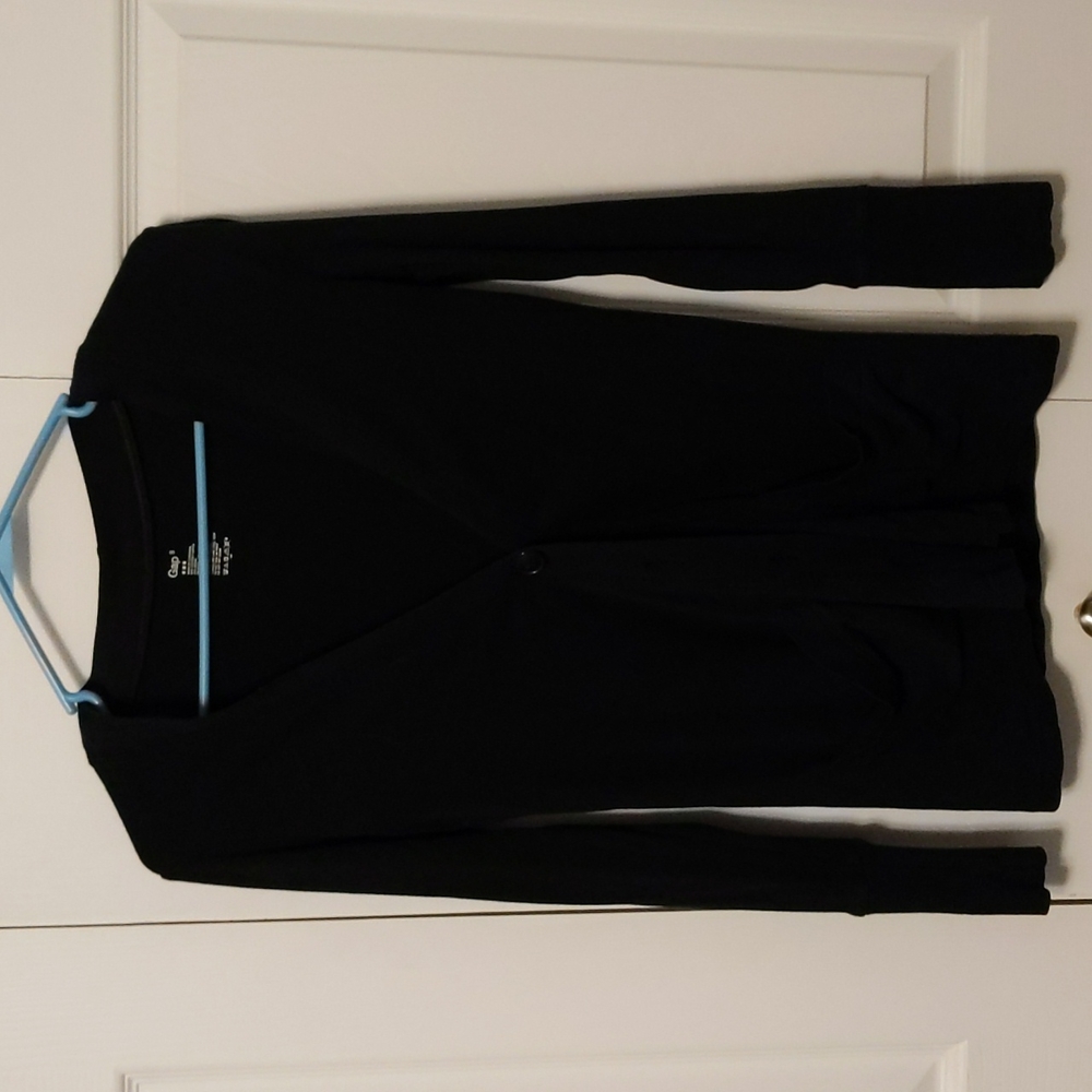 Gap black button down cardigan